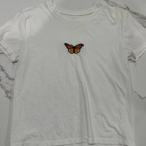 Brandy butterfly tee